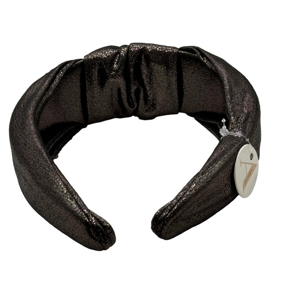 Black Metallic Knot Headband - NWT - Picture 5 of 5